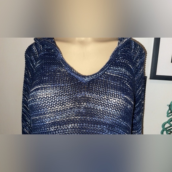 Eddie Bauer Blue Mélange Kangaroo Pocket Hoodie XL - Picture 3 of 8